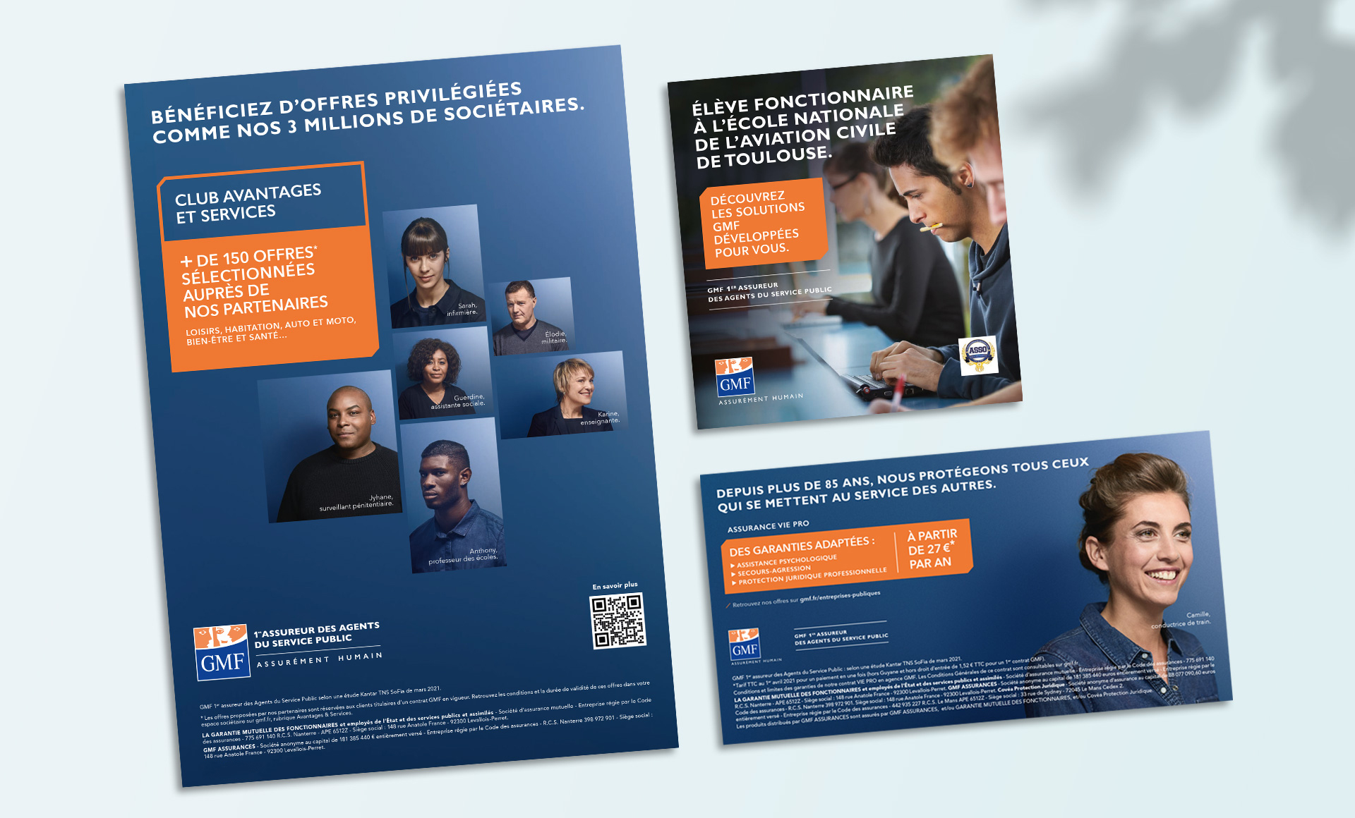 GMF, annonces presse, tous formats