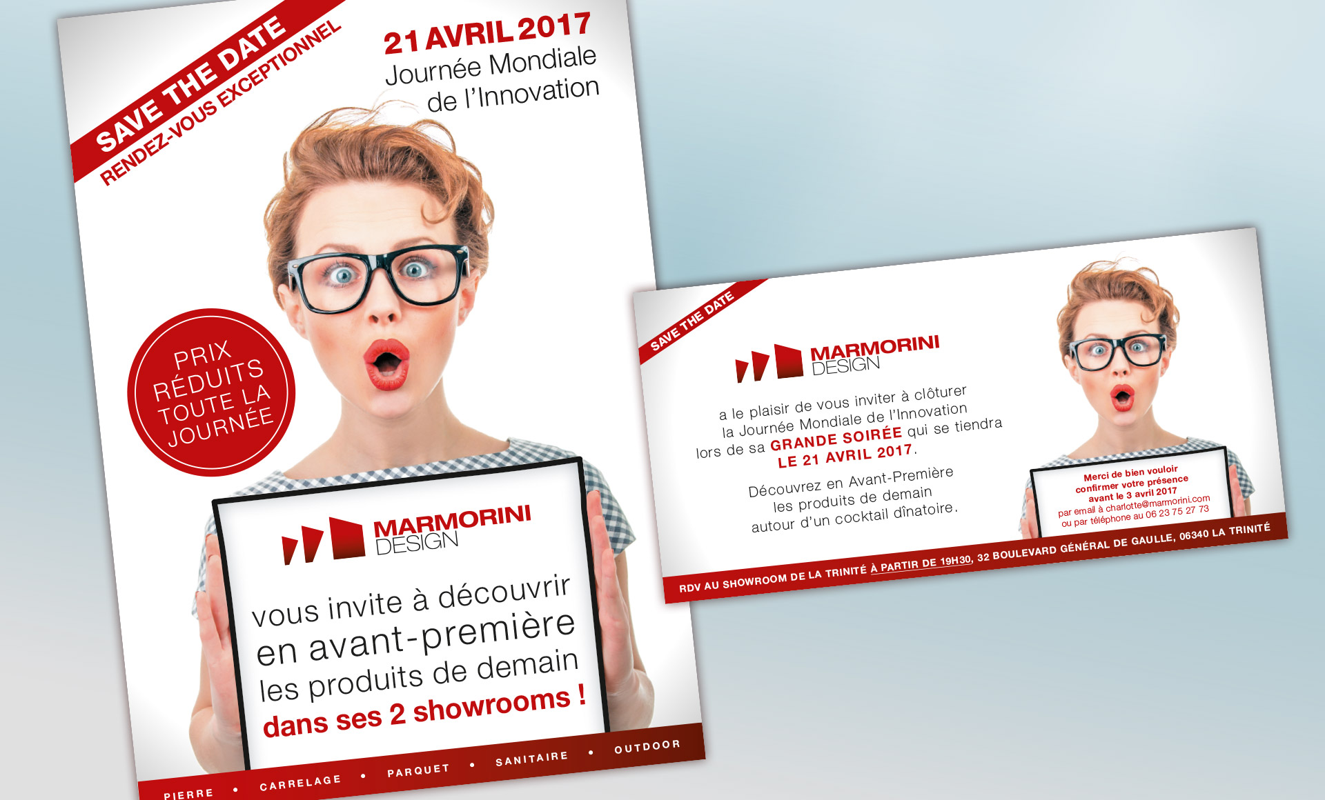 Marmorini, invitation, 2017