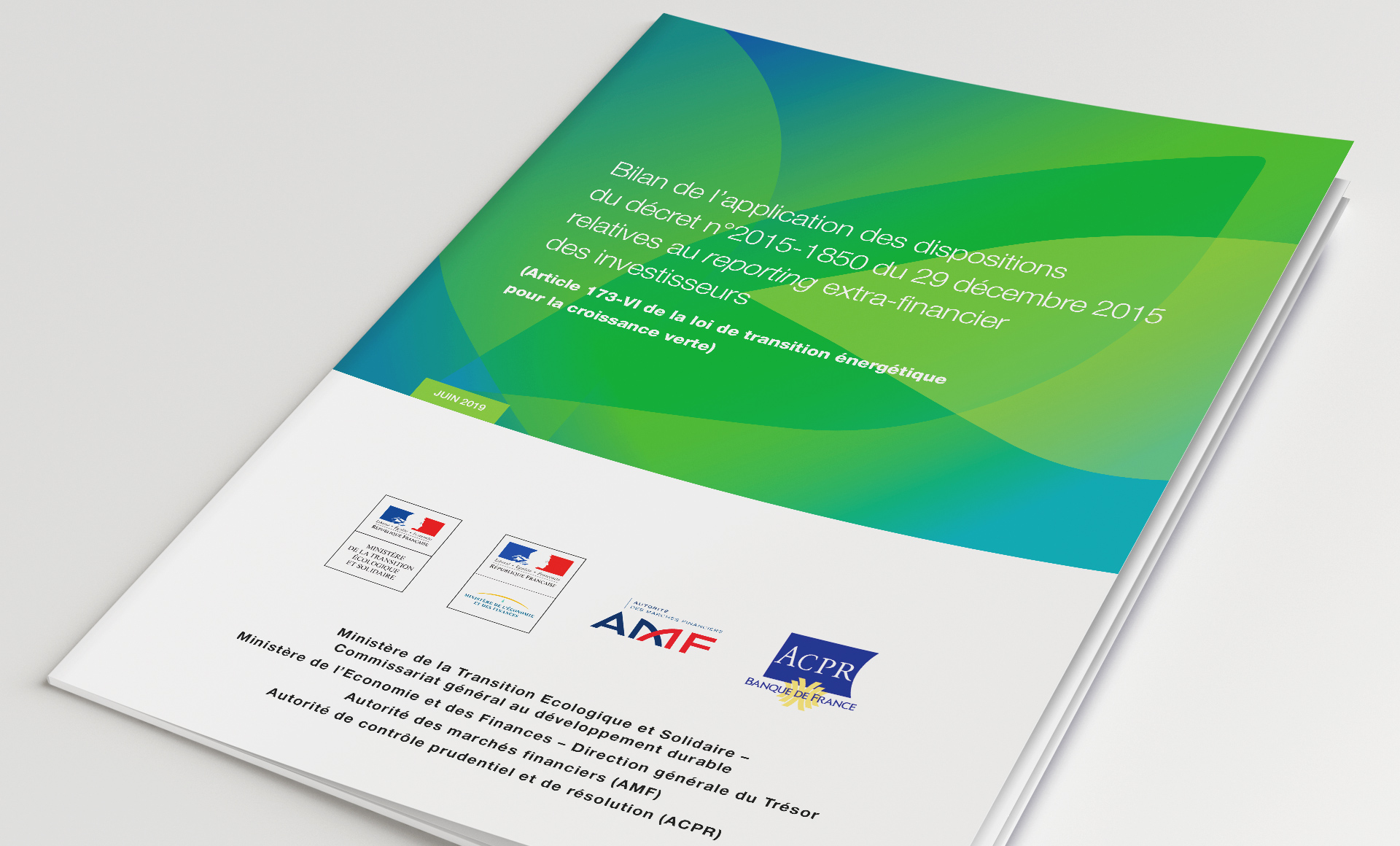 Bilan de l'application de dispositions