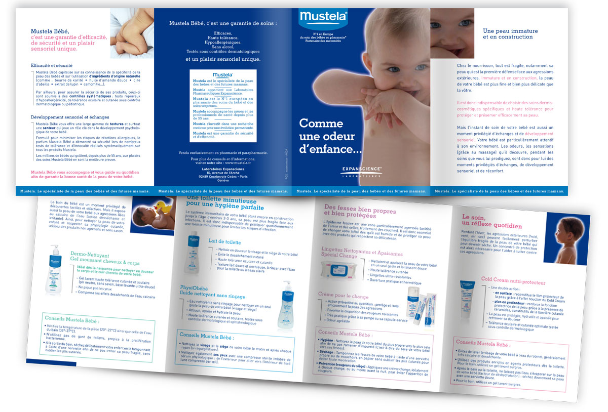 Mustela dépliant