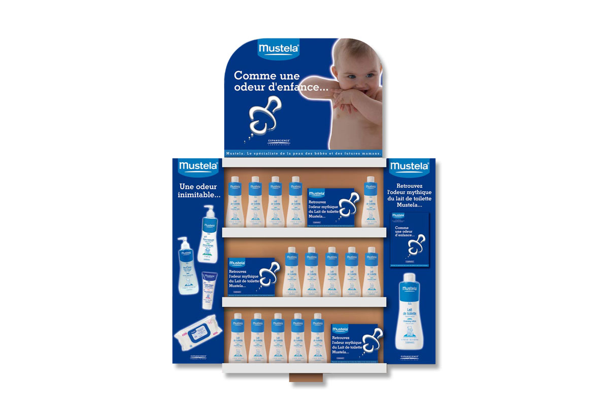 Mustela, placement produit