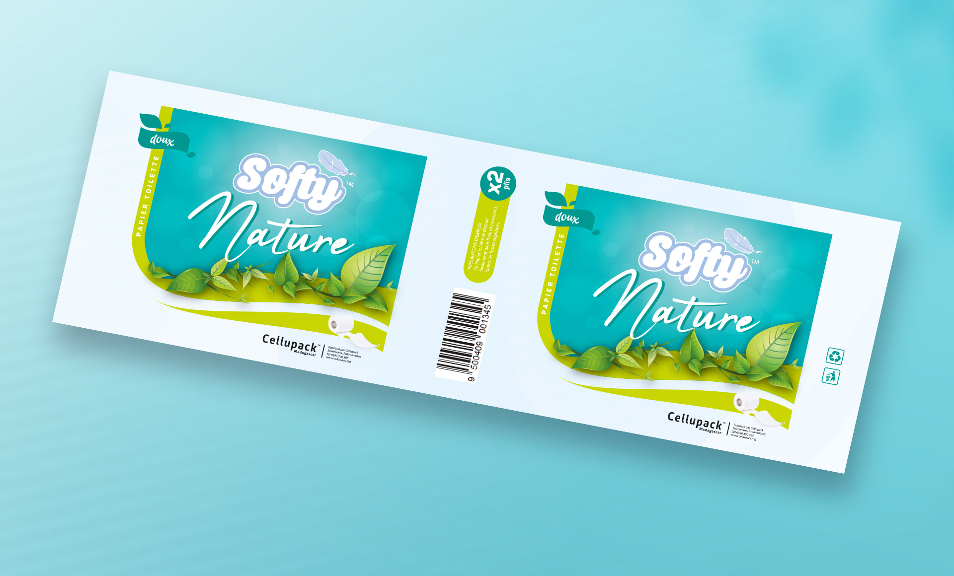 Cellupack, sachet papier WC, 2019